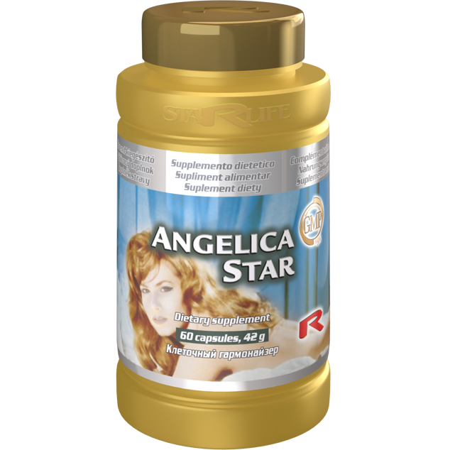 ANGELICA STAR, 60 kapslí – bylinný extrakt pro ženské zdraví.