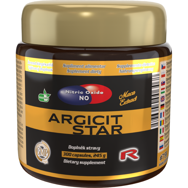 ARGICIT STAR, 300 kapslí – velké balení pro podporu cévního systému.