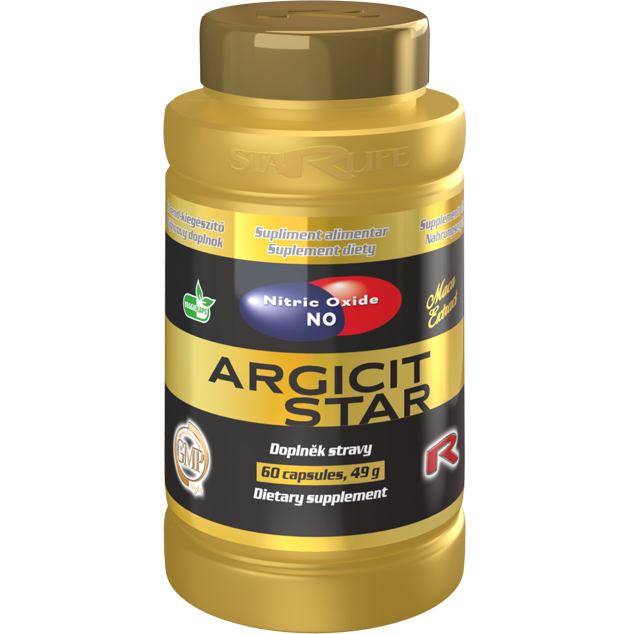 ARGICIT STAR, 60 kapslí – aminokyselina L-Arginin pro vitalitu.