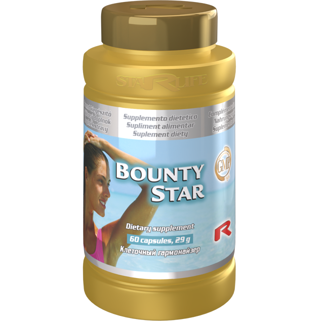 BOUNTY STAR, 60 kapslí – bylinný extrakt pro ženskou hormonální rovnováhu.