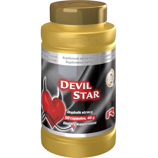 DEVIL STAR, 60 kapslí – extrakt z Harpagofytu pro zdraví kloubů a zad.
