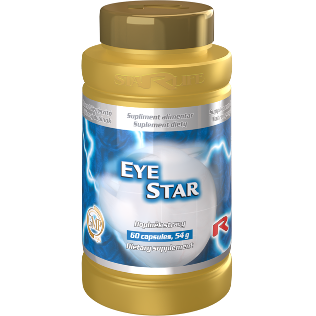 EYE STAR, 60 kapslí – komplexní výživa pro podporu zraku a zdraví očí.