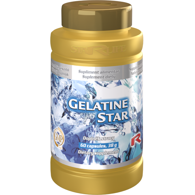 GELATINE STAR, 60 kapslí – želatina pro výživu kloubů a pojivových tkání.