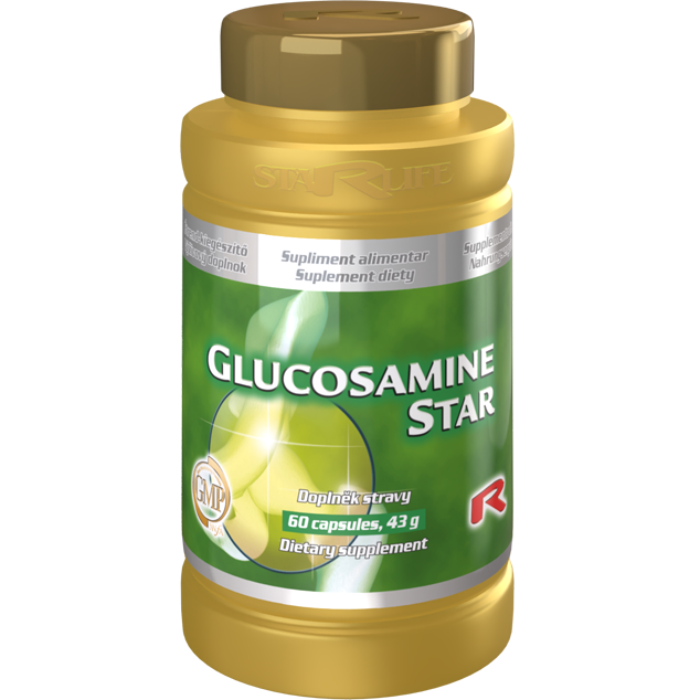 GLUCOSAMINE STAR, 60 kapslí – kloubní výživa pro regeneraci chrupavek.