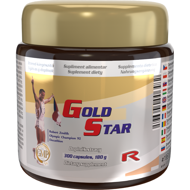 GOLD STAR, 300 kapslí – výhodné balení multivitaminového komplexu.