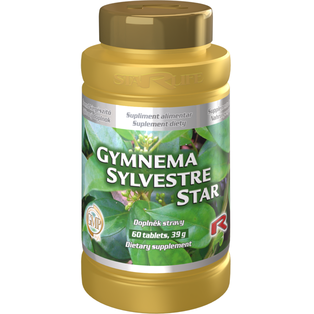 GYMNEMA SYLVESTRE STAR, 60 tablet – bylinná podpora pro hladinu cukru v krvi.