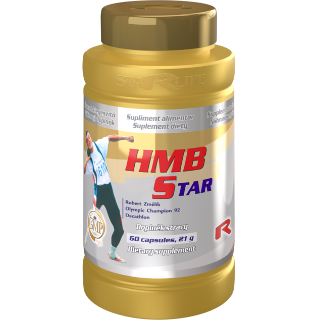HMB STAR, 60 kapslí – ochrana svalové hmoty při intenzivním tréninku.