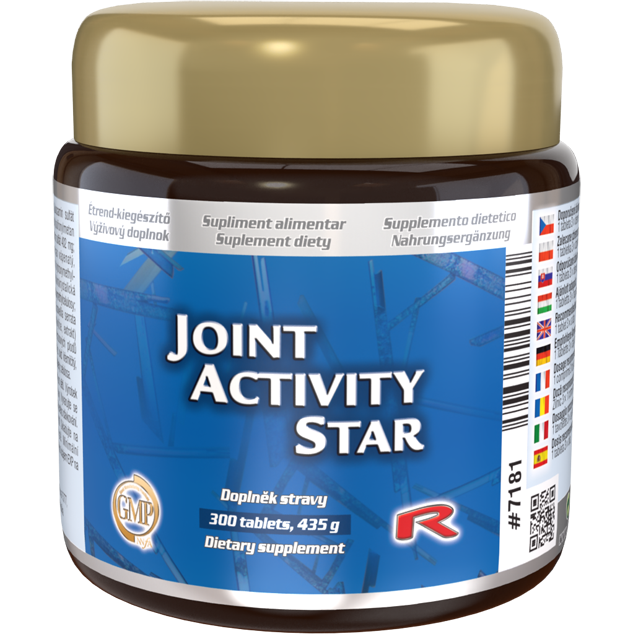 JOINT ACTIVITY STAR, 300 tablet – výhodné balení komplexní kloubní výživy.