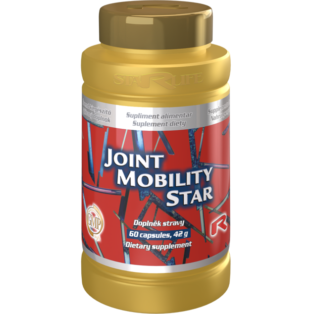 JOINT MOBILITY STAR, 60 kapslí – bylinná směs pro pružnost kloubů.