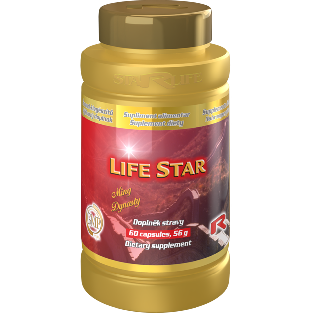 LIFE STAR, 60 kapslí – komplexní multivitamin pro každodenní energii.