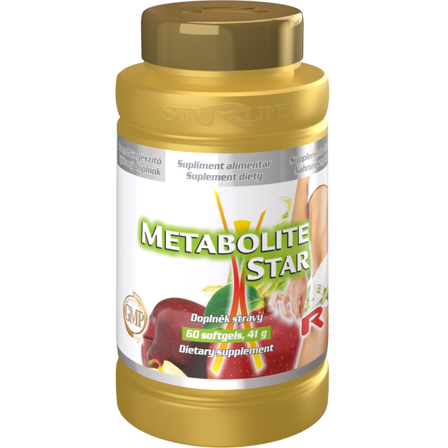 METABOLITE STAR, 60 kapslí – podpora metabolismu a kontroly hmotnosti.