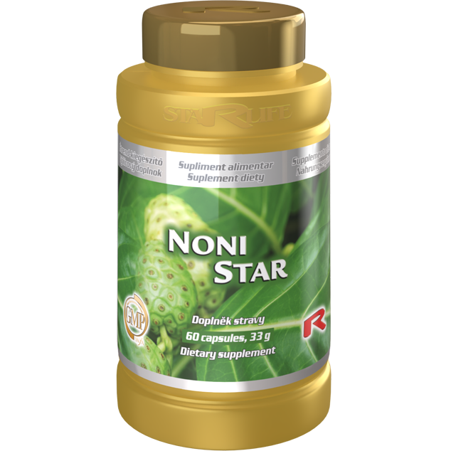 NONI STAR, 60 kapslí – extrakt z plodů Noni pro podporu imunity a vitality.