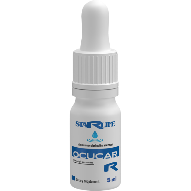 OCUCAR DROPS, 5 ml – balení očních kapek pro regeneraci a komfort očí.