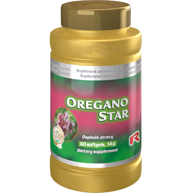 OREGANO STAR, 60 kapslí – oreganový olej pro přirozenou obranyschopnost.