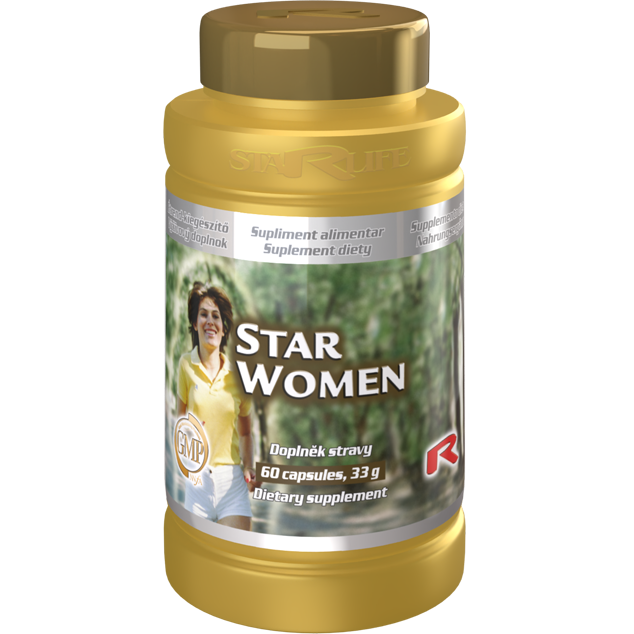 STAR WOMEN, 60 kapslí – speciálně navržený komplex vitamínů pro ženy.